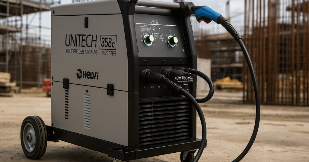 Mig hitsauskone unitech 358c 350a 400v helvi