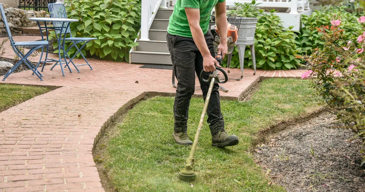 raivaussahan käyttö nurmikolla