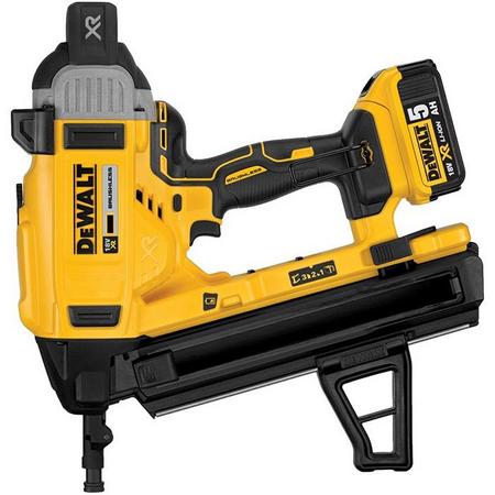 Dewalt DCN890P2 Naulain sis. akun ja laturin