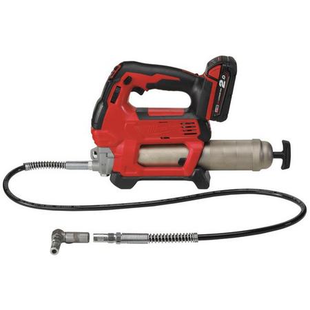 Milwaukee M18 GG-201C Rasvapuristin sis. akun ja laturin