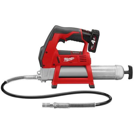 Milwaukee M12 GG-401B Rasvapuristin sis. akun ja laturin
