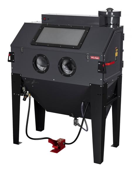 PELA 63045 Hiekkapuhalluskaappi teollisuuskäyttöön