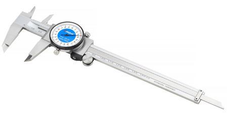 Dasqua 495149 Työntömitta 0-150 mm, mittakellolla