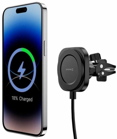 Langaton laturi ja puhelinteline MagSafe 15 W, Swissten