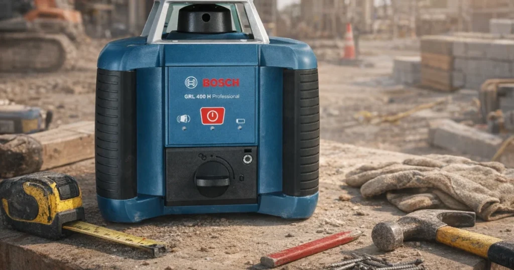 Bosch GRL 400 H Pyörivä laser vastaanottimella ja laukulla arvostelu