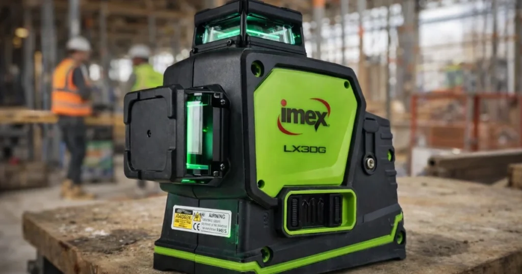 IMEX Linjalaser 3D 3 x 360° vihreä arvostelu