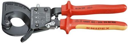 Kaapelileikkuri - räikkämalli - VDE 250 mm, Knipex