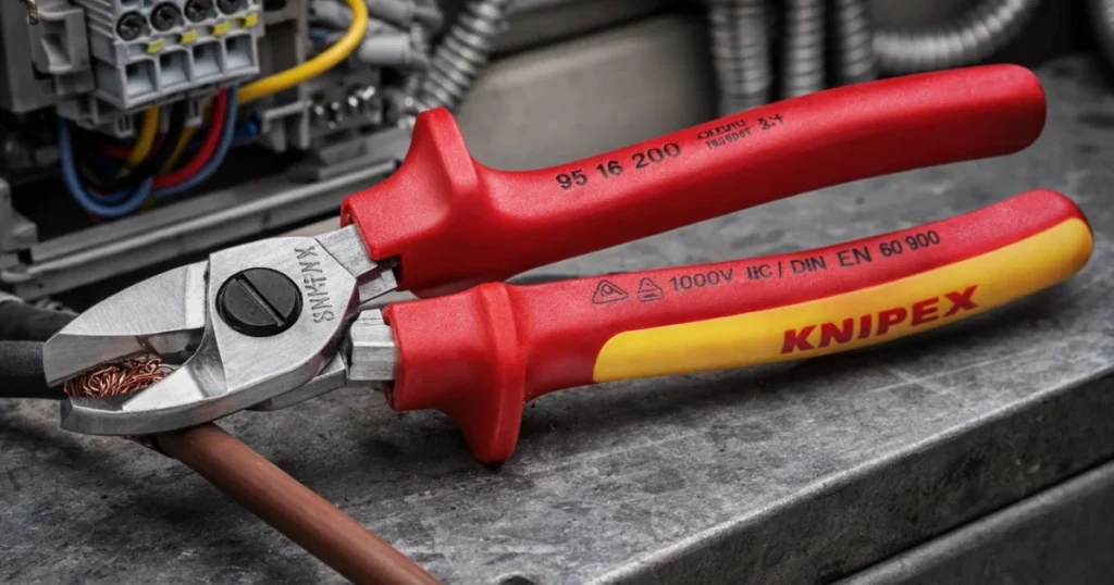 Knipex Kaapelileikkurit 2K VDE kaksoisterä 200 mm arvostelu