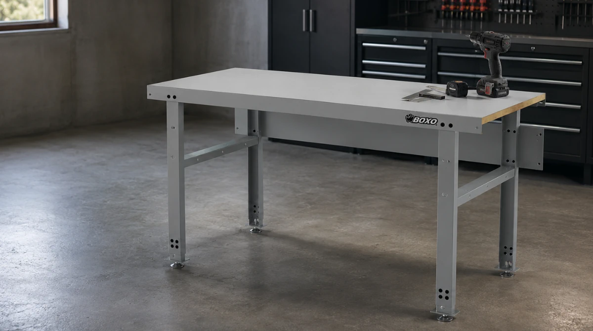 Boxo Teräsrunkoinen työpöytä 1500 mm arvostelu