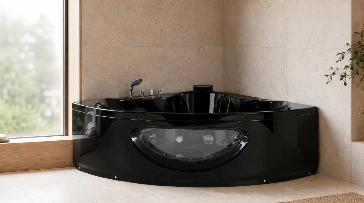 Kulmaporeamme LED-valolla TOCOA 205 x 146 cm arvostelu