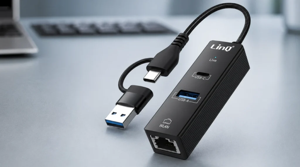 USB-C 3-in-1 USB-keskitin USB 2.0 / USB-C Power Delivery / Ethernet RJ45 -liitännöillä arvostelu