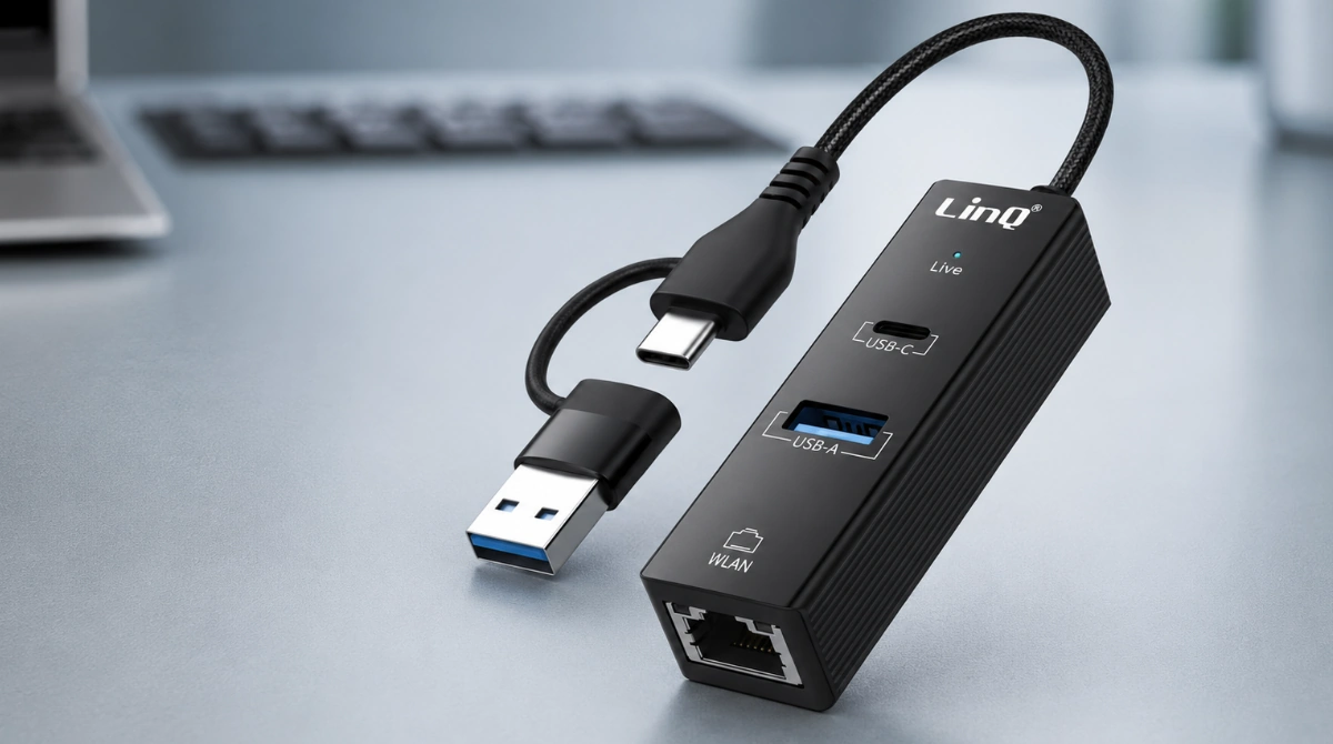 USB-C 3-in-1 USB-keskitin USB 2.0 / USB-C Power Delivery / Ethernet RJ45 -liitännöillä arvostelu