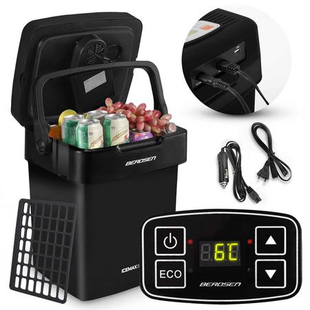 Berdsen Icemax 29 litran matkakylmälaukku ECO-tilassa - musta